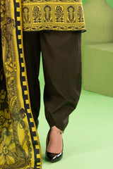 Gul Ahmed 3 Piece Unstitched Printed Cotton Linen Suit With Dupatta WNS-52032