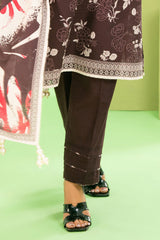 Gul Ahmed 3 Piece Unstitched Printed Khaddar Suit With Dupatta WNS-52038