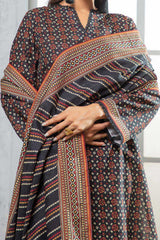 Gul Ahmed 3 Piece Unstitched Khaddar Suit With Dupatta WNS-52097